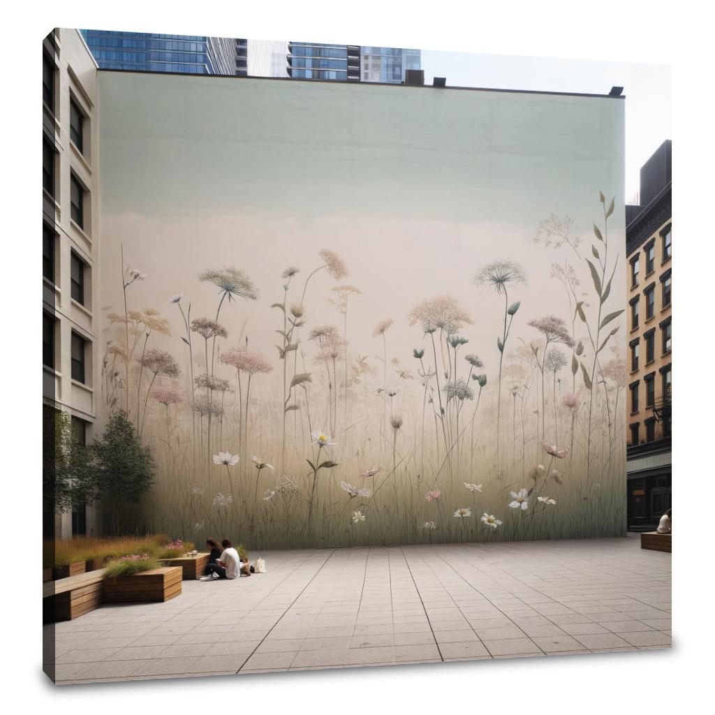 Meadow Mural Serenity Canvas