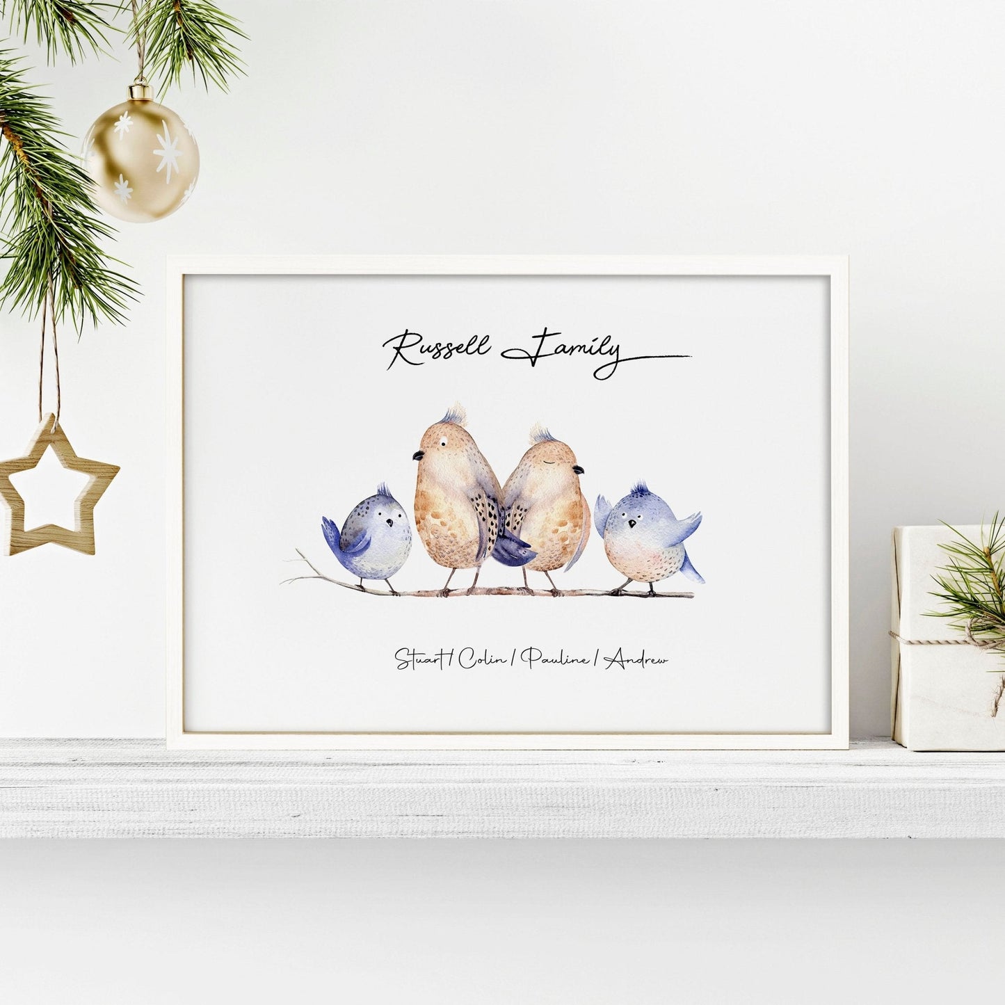 Sentimental gift for grandma wall art print