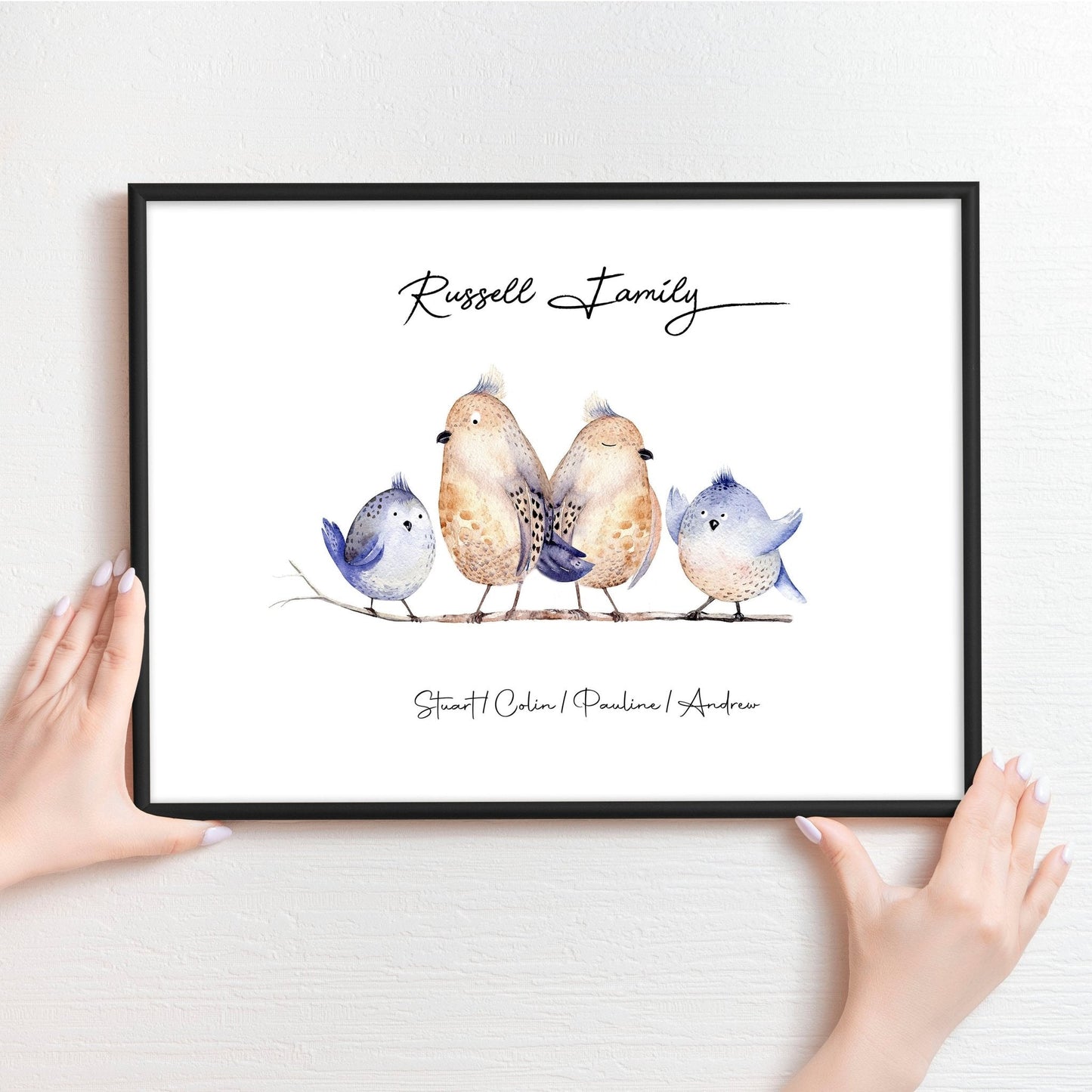 Sentimental gift for grandma wall art print