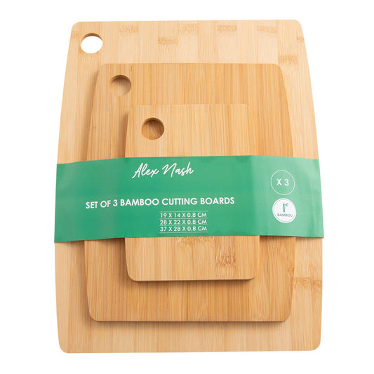 Set of 3 Bamboo Cutting Boards