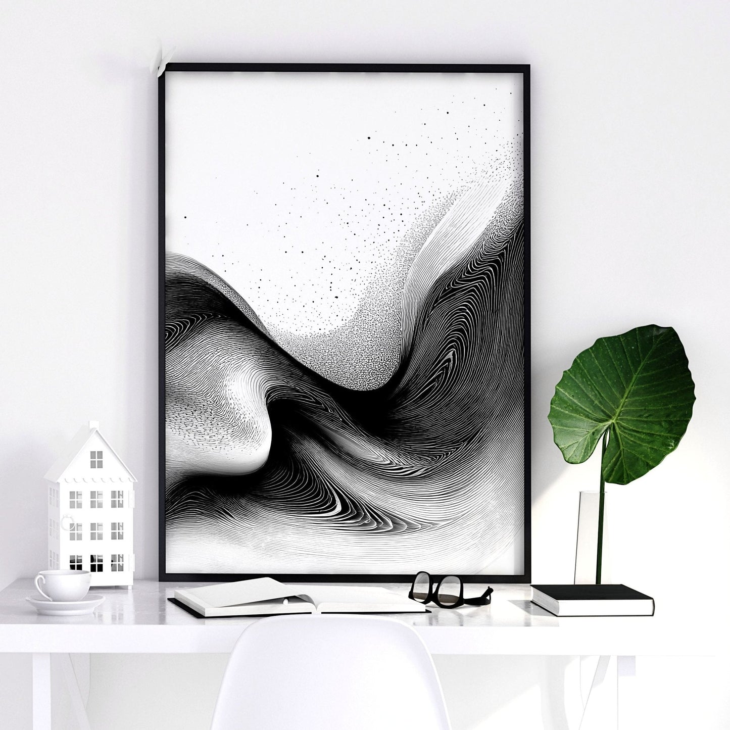 Set of Three Framed Wall Art | Set of 3 Asian Inspired Wall art Prints
