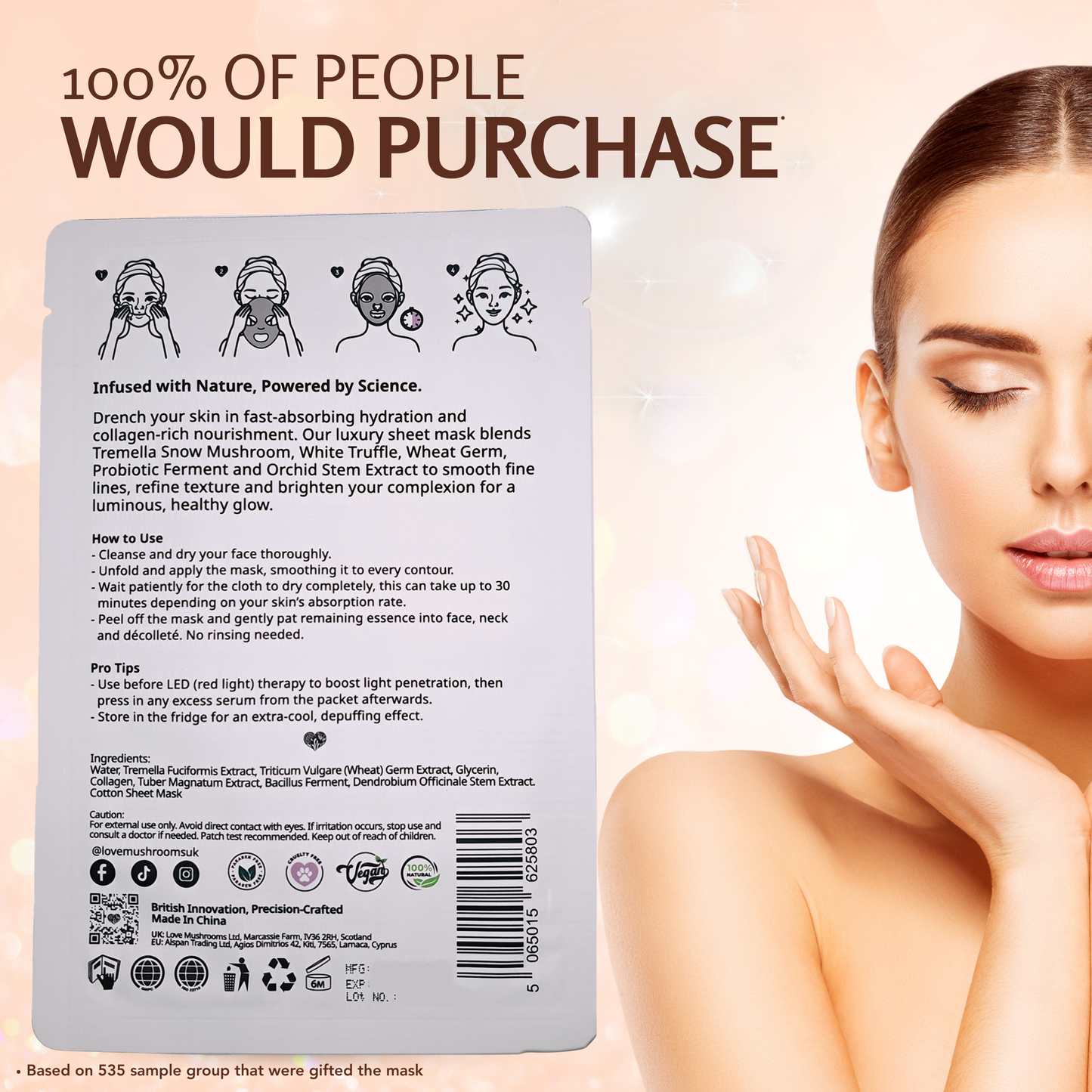 Collagen Truffle Face Mask Set of 5