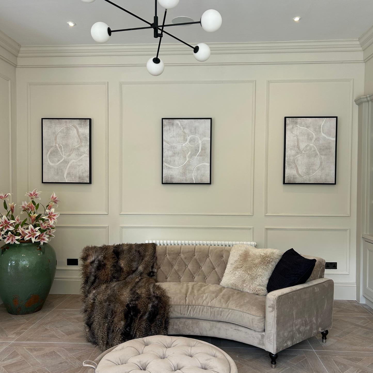 Stylo Portrait Framed Canvas Set of 3