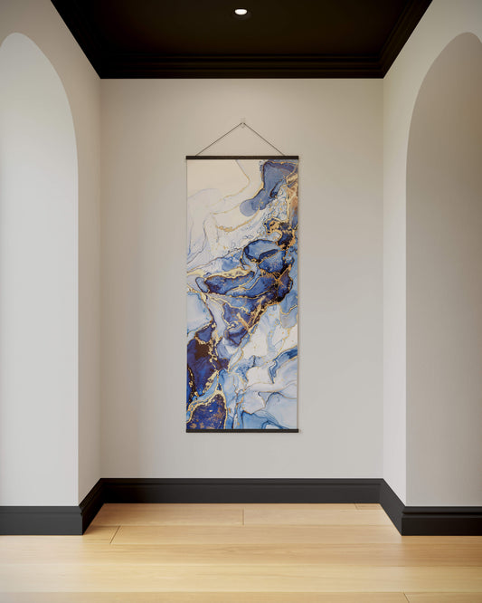 Watercolour & Gold Marble Tapestry