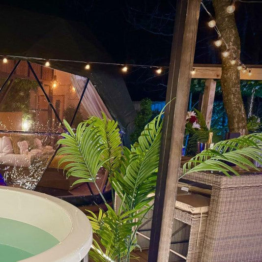 6.5M / 21FT Super Festoon Warm White Outdoor Plug-in Connectable LED String Lights