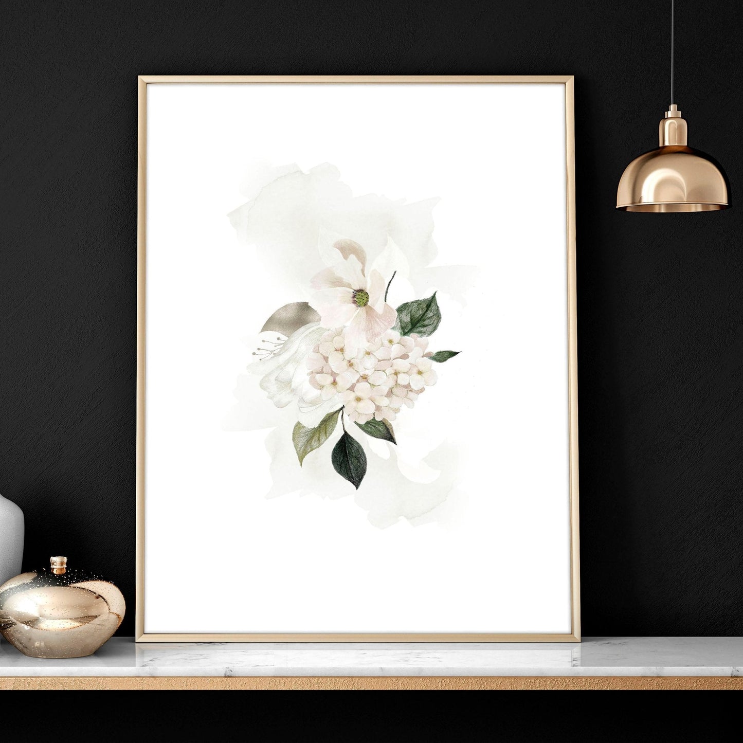 Wall art sets of 3 for living room | Shabby Chic wall art prints