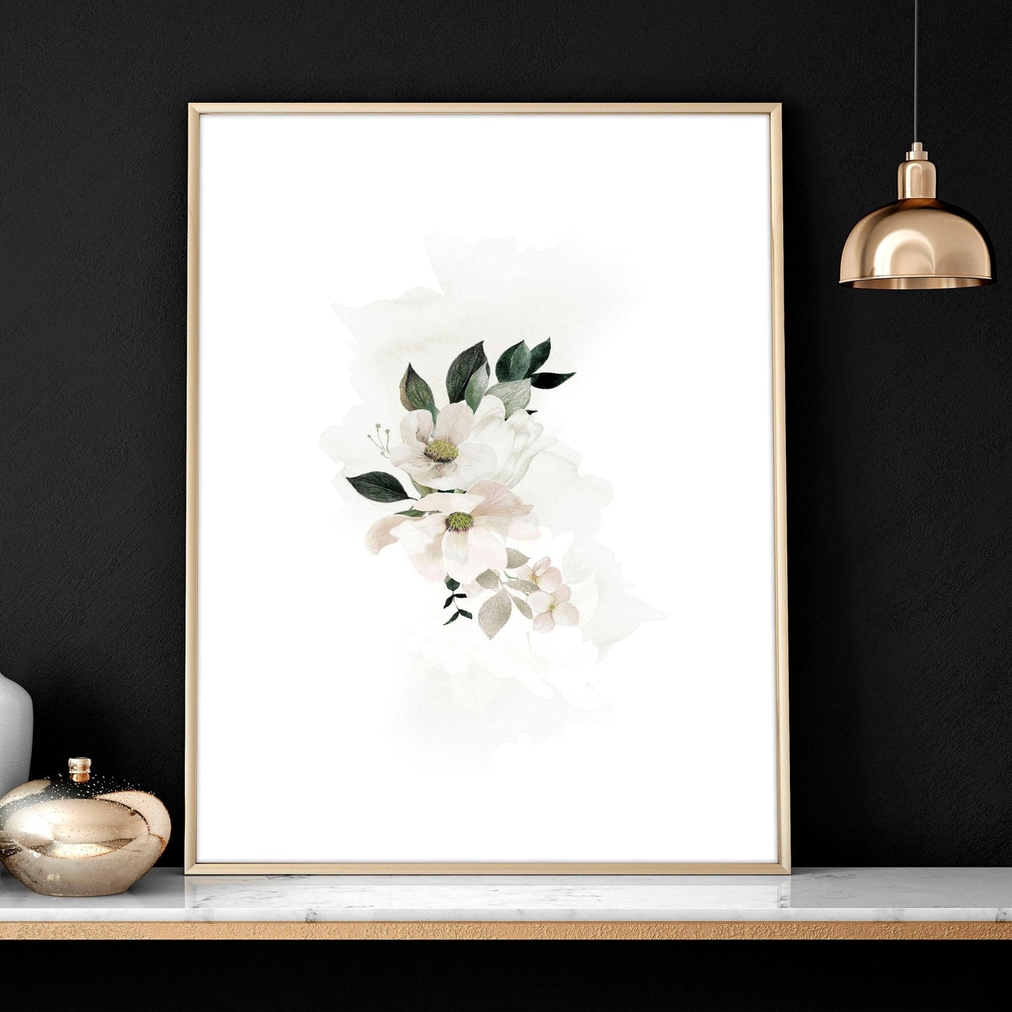 Wall art sets of 3 for living room | Shabby Chic wall art prints