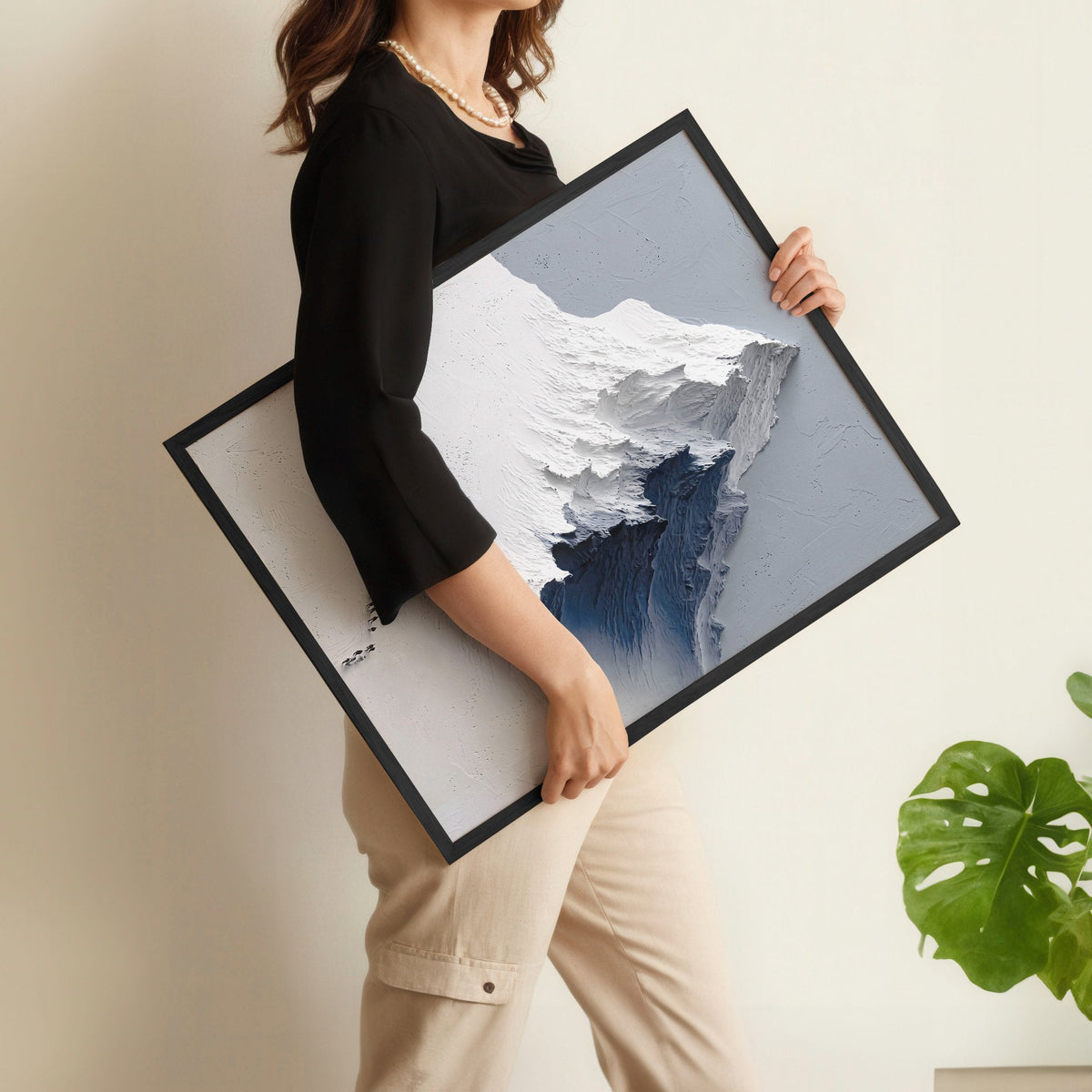 Scandinavian Wall Decor Snow Mountain & Nordic Forest Landscape Wall Art Prints | Set of 3