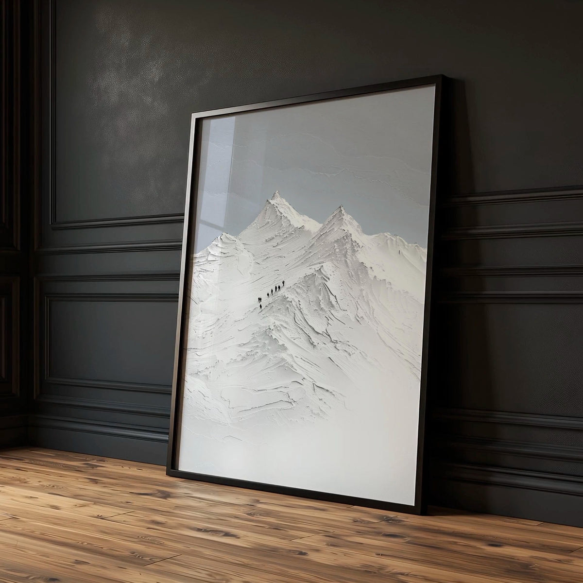Scandinavian Wall Decor Snow Mountain & Nordic Forest Landscape Wall Art Prints | Set of 3