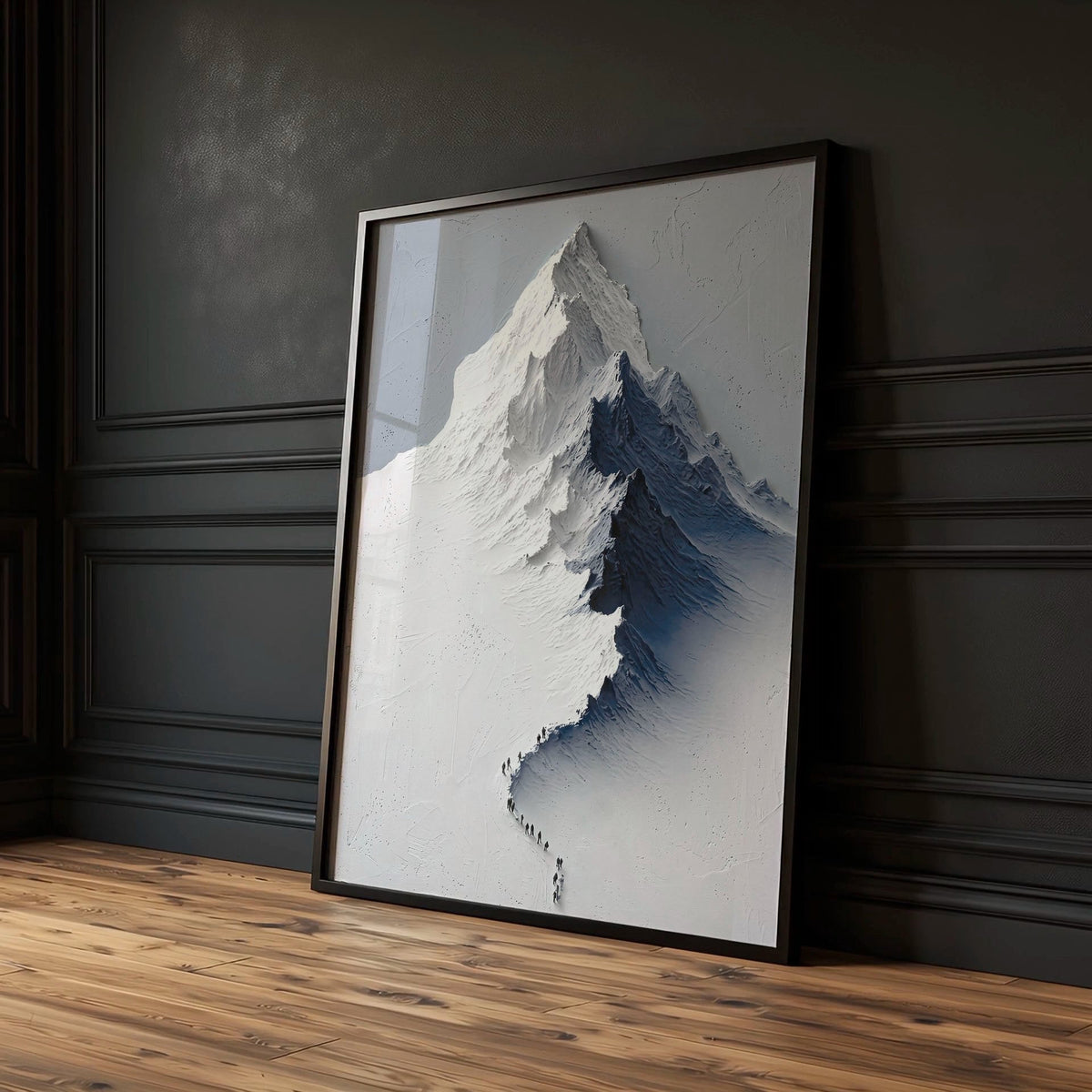 Scandinavian Wall Decor Snow Mountain & Nordic Forest Landscape Wall Art Prints | Set of 3