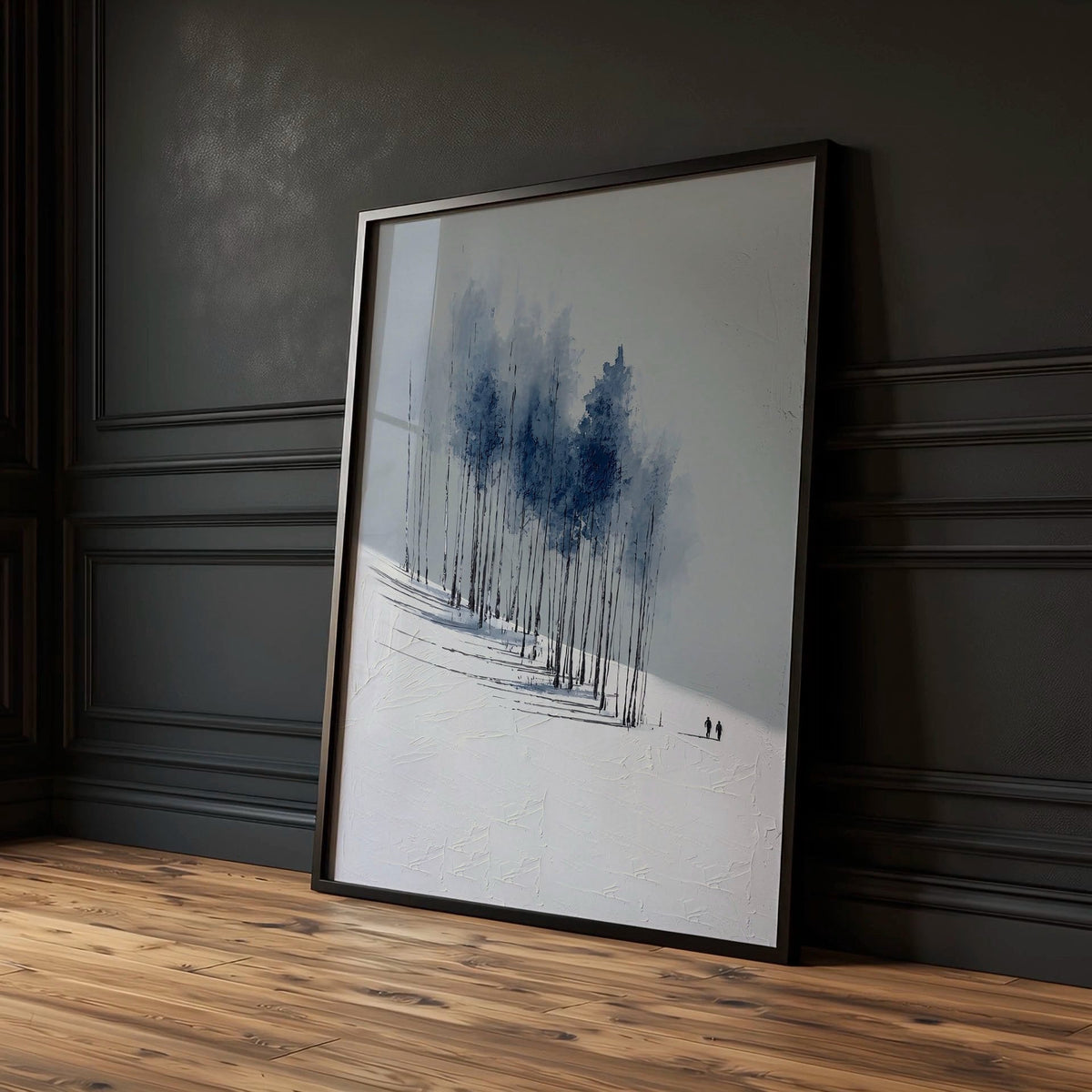 Scandinavian Wall Decor Snow Mountain & Nordic Forest Landscape Wall Art Prints | Set of 3