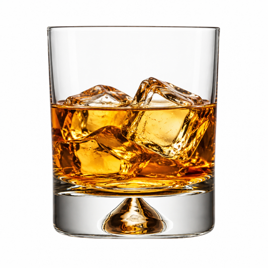Krosno Dimple Base Whisky Tumbler - 260ml
