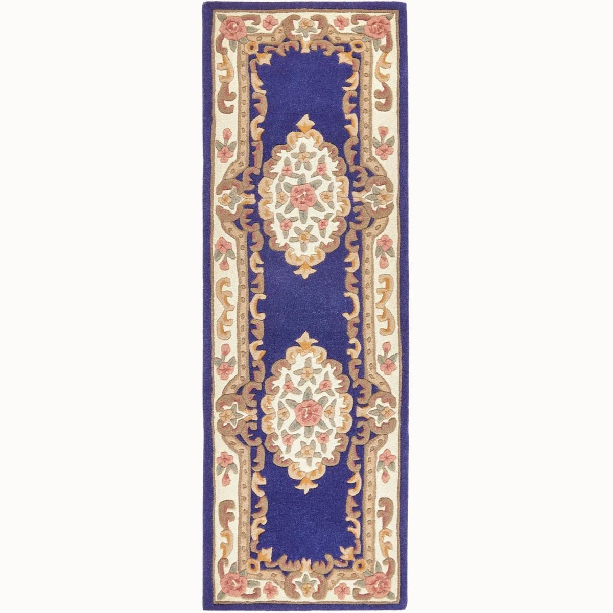 Shensi Navy Medallion Rug