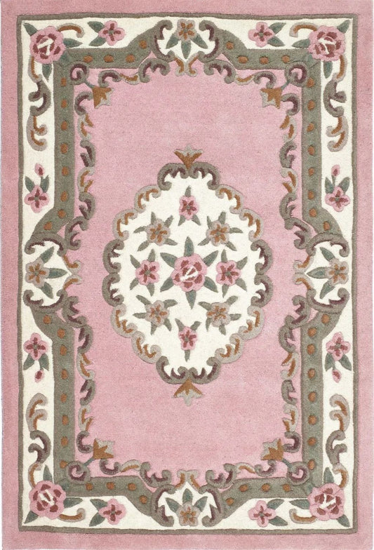 Shensi Pink Medallion Rug