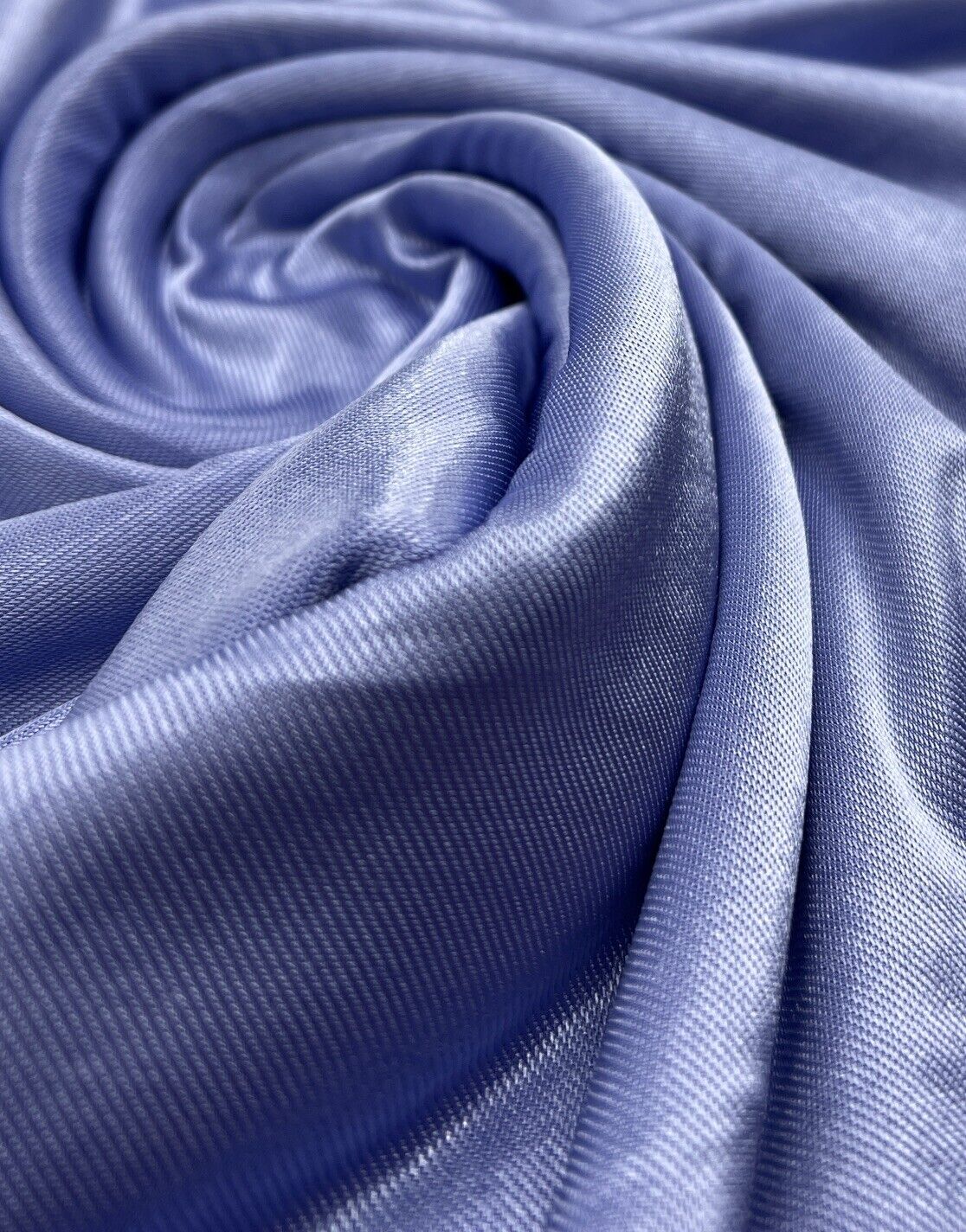 Shiny Blue Stretch Nylon Dress Craft Fabric