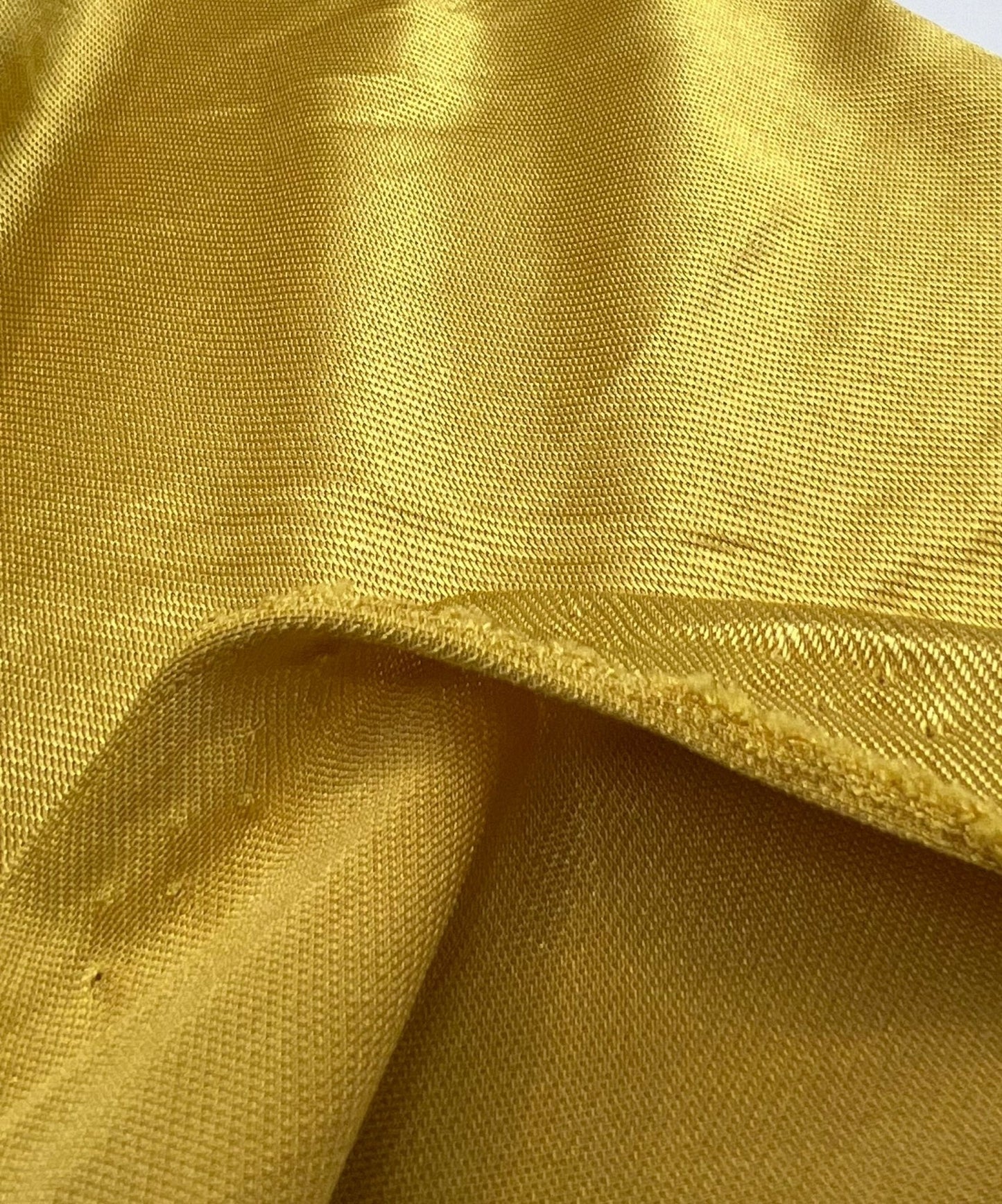 Shiny Mustard Gold Stretch Nylon Dress Craft Fabric