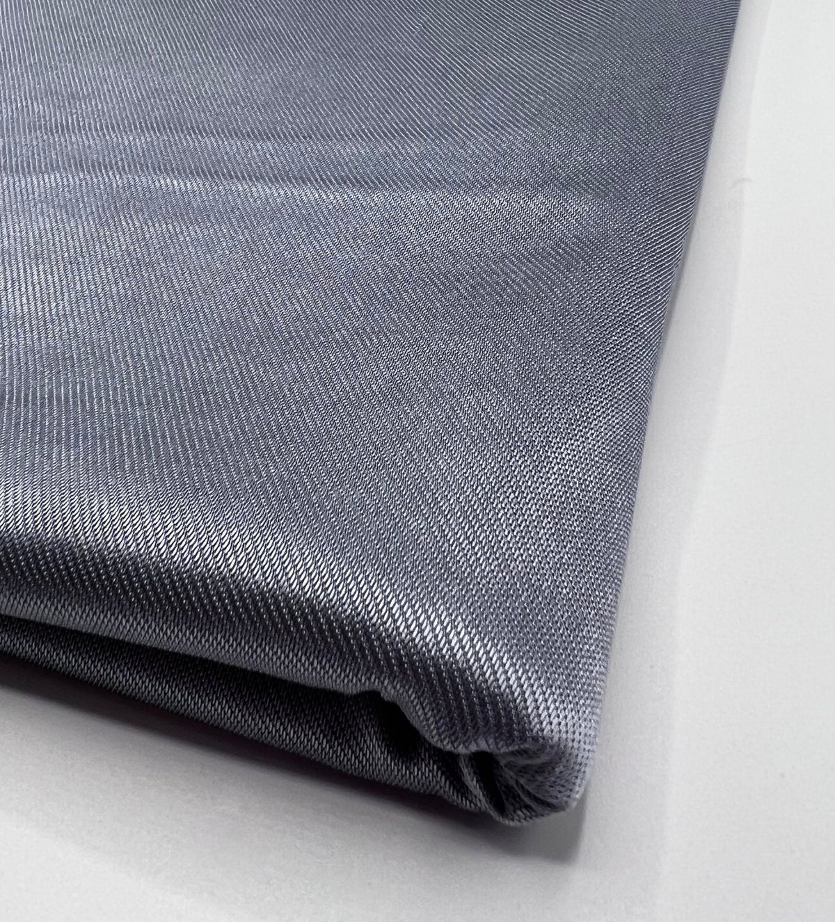 Shiny Silver Grey Stretch Nylon Dress Craft Fabric