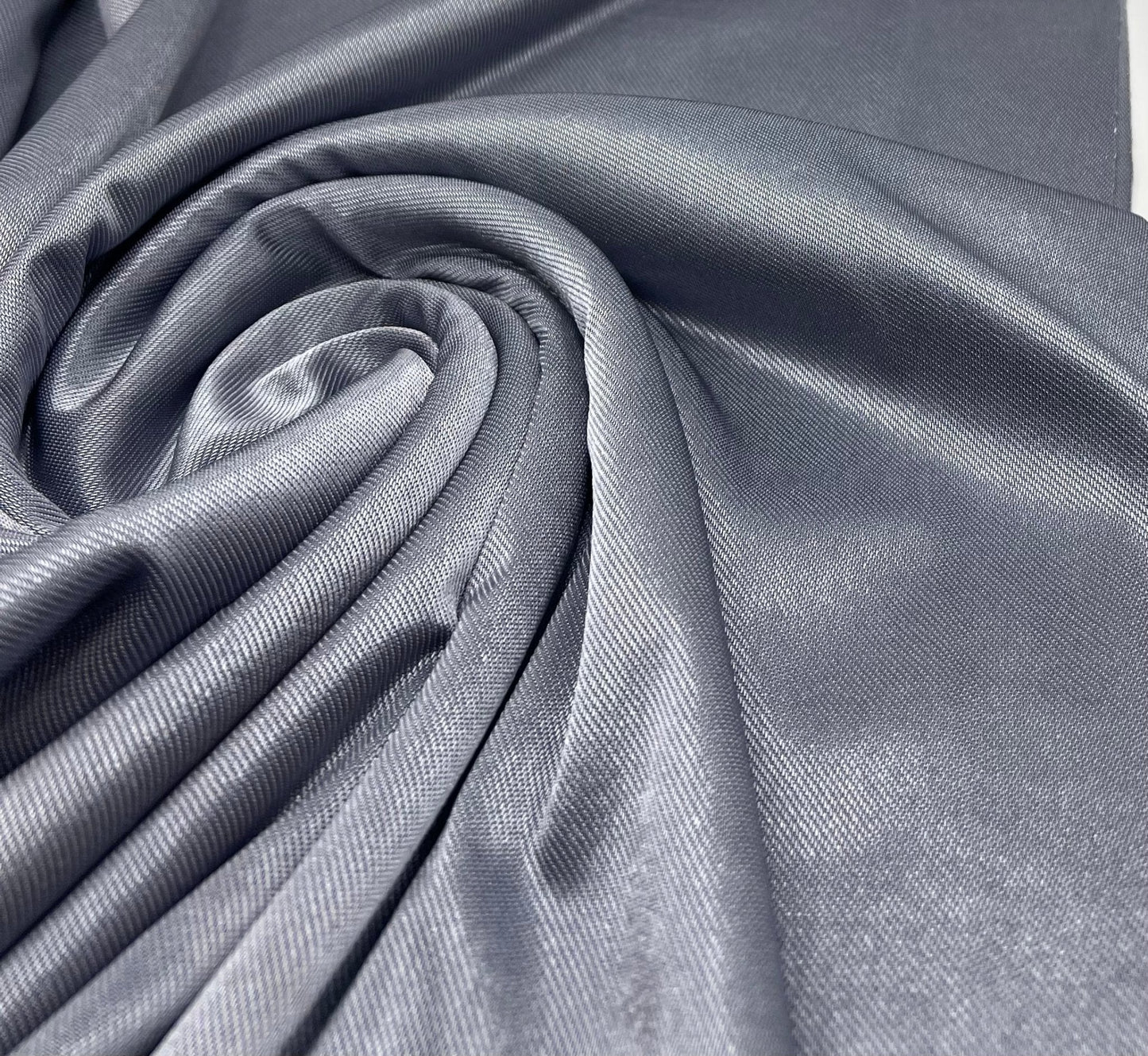 Shiny Silver Grey Stretch Nylon Dress Craft Fabric