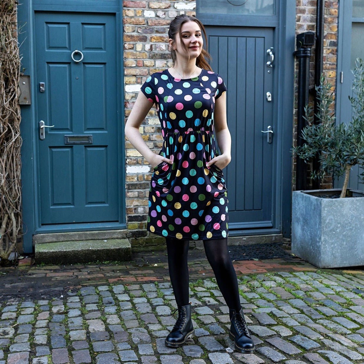 The Knee Length Breastfeeding Dress - Shona Spot