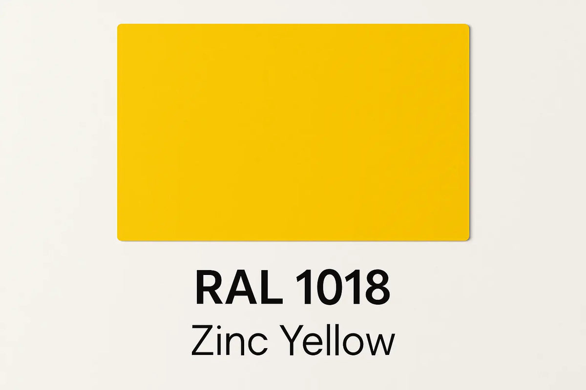 RAL 1018 Zinc Yellow  - 400ml Aerosol Spray Paint Any Finish