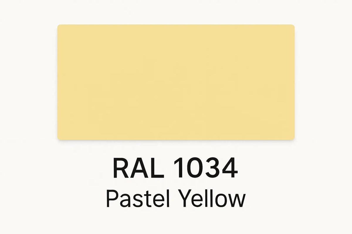 RAL 1034 Pastel Yellow - 400ml Aerosol Spray Paint Any Finish