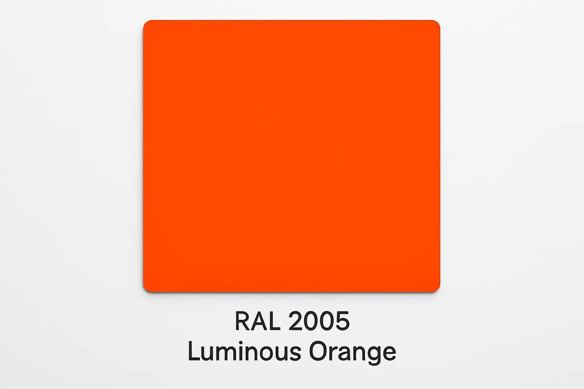 RAL 2005 Luminous Orange - 400ml Aerosol Spray Paint Any Finish