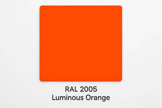 RAL 2005 Luminous Orange - 400ml Aerosol Spray Paint Any Finish