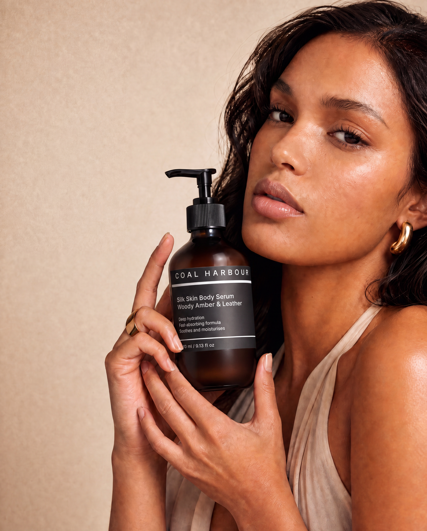 Silk Skin Body Serum - Woody Amber & Leather 270ml