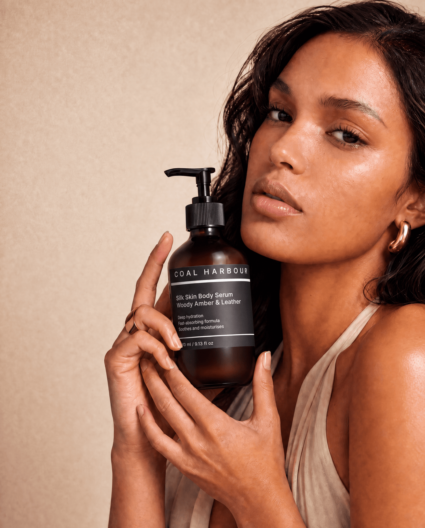 Silk Skin Body Serum - Woody Amber & Leather 270ml