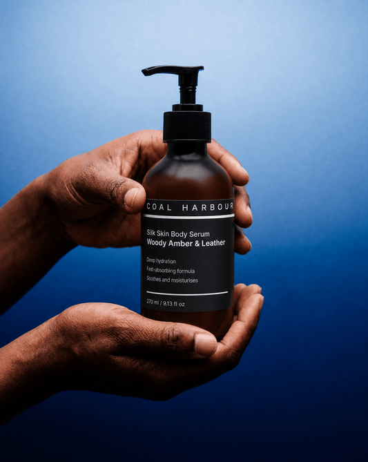 Silk Skin Body Serum - Woody Amber & Leather 270ml