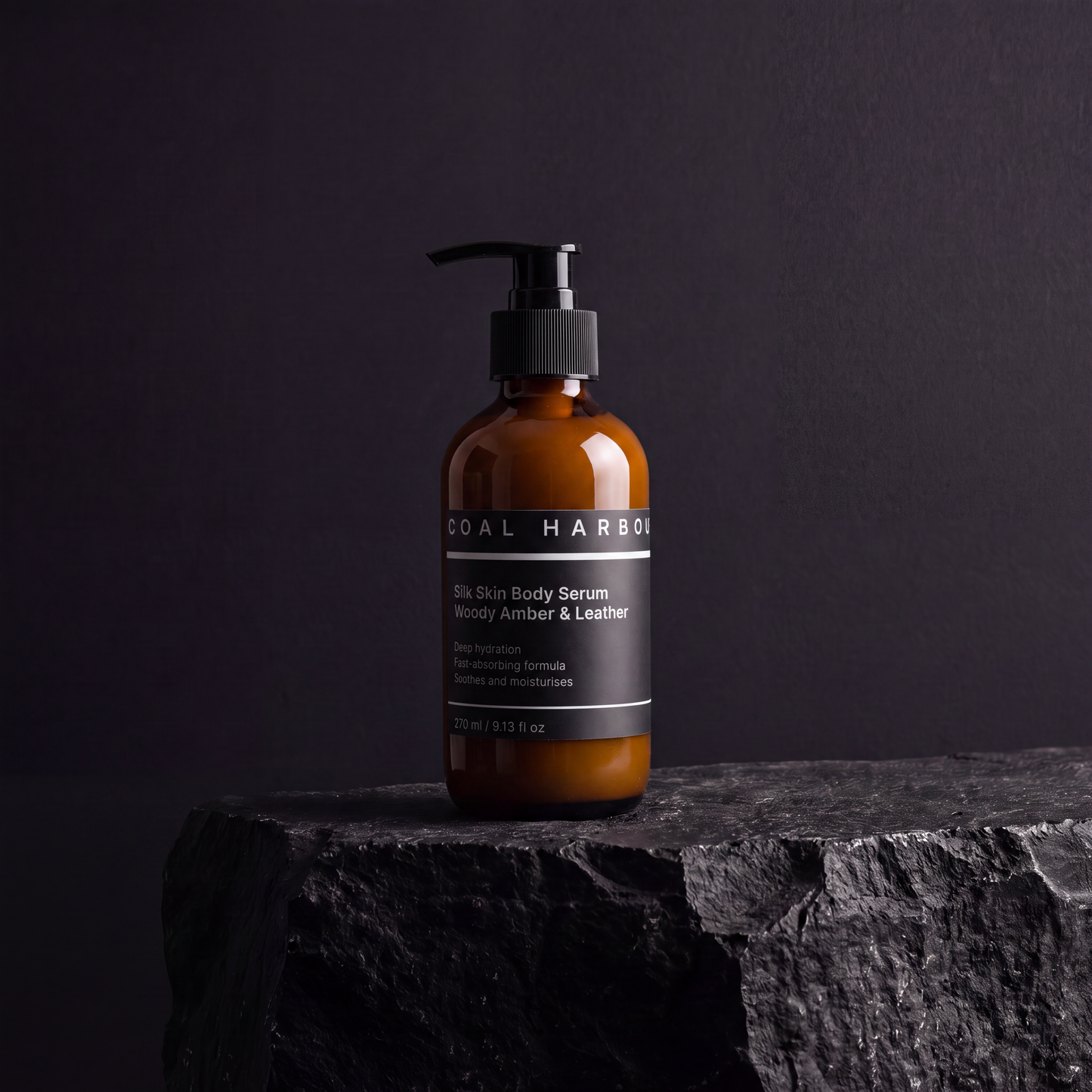 Silk Skin Body Serum - Woody Amber & Leather 270ml