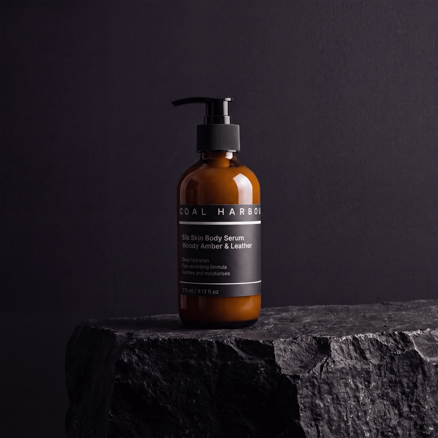 Silk Skin Body Serum - Woody Amber & Leather 270ml