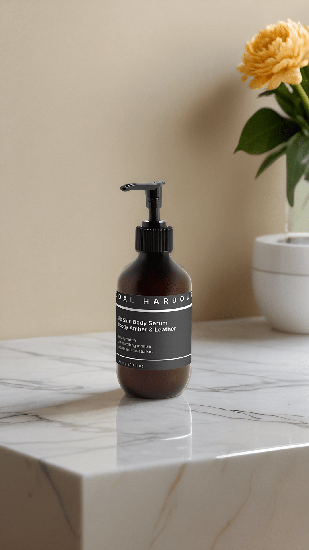 Silk Skin Body Serum - Woody Amber & Leather 270ml