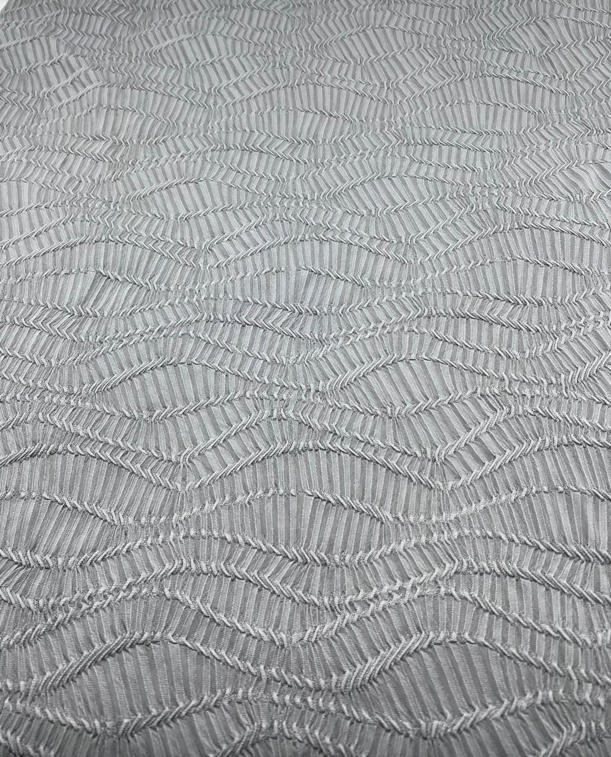 Silver Grey Marmite Textured Stretch Dress Craft Fabric