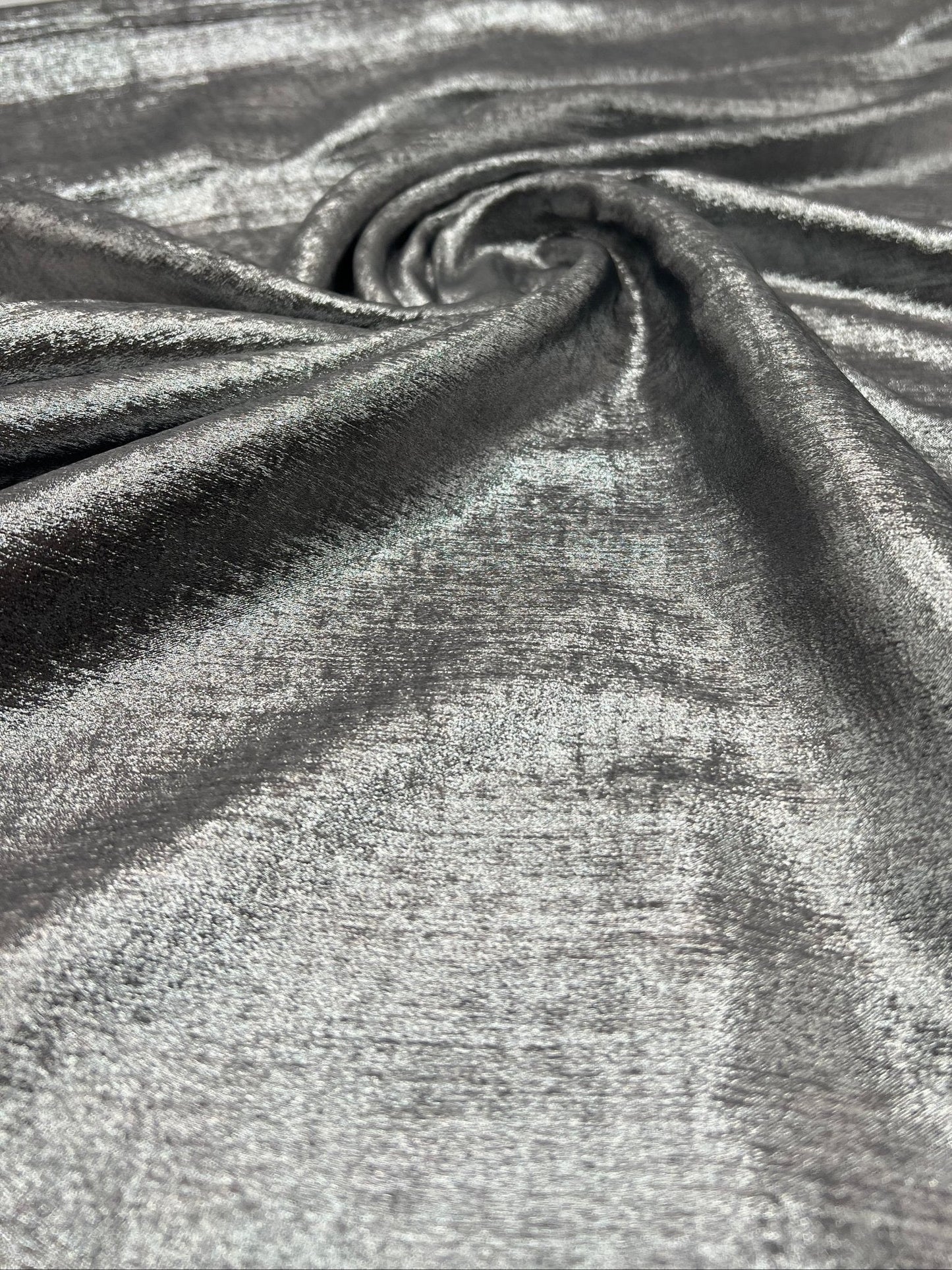 Silver Shimmer Lightweight Non Stretch Fabric