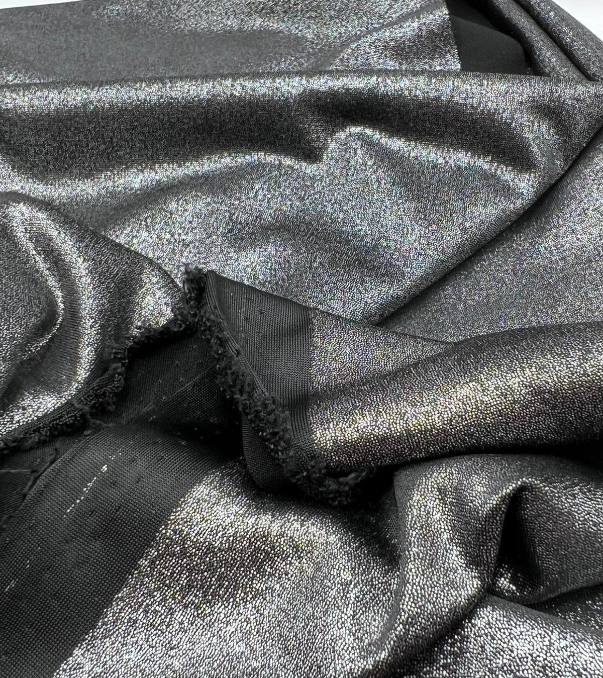 Silver Shimmer Soft Touch Stretch Fabric