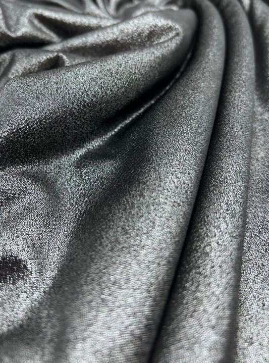 Silver Shimmer Soft Touch Stretch Fabric