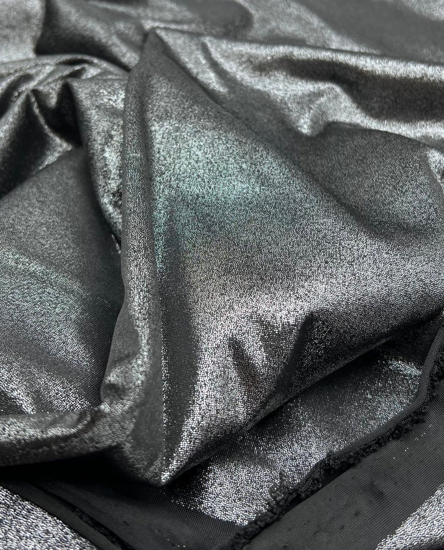Silver Shimmer Soft Touch Stretch Fabric
