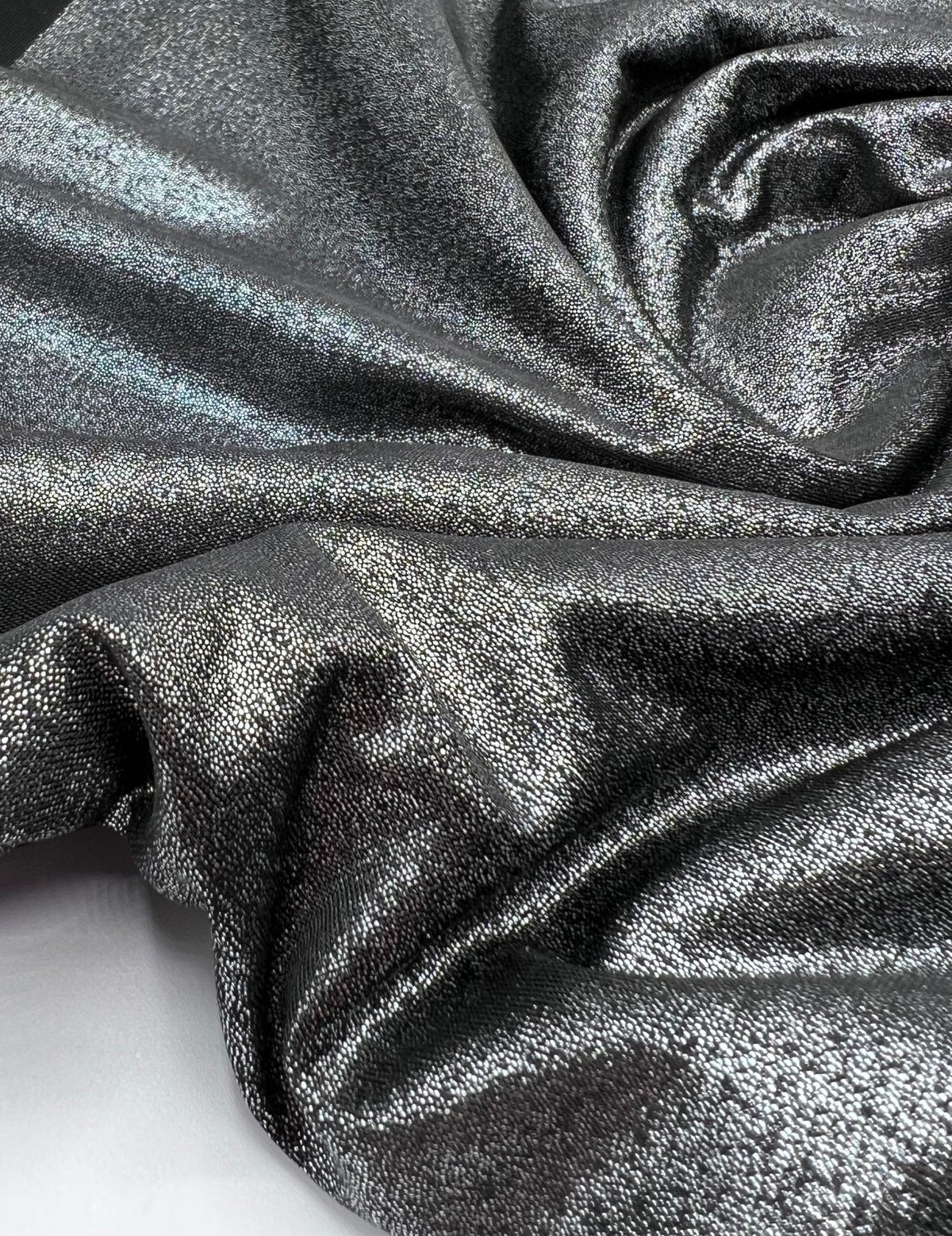 Silver Shimmer Soft Touch Stretch Fabric
