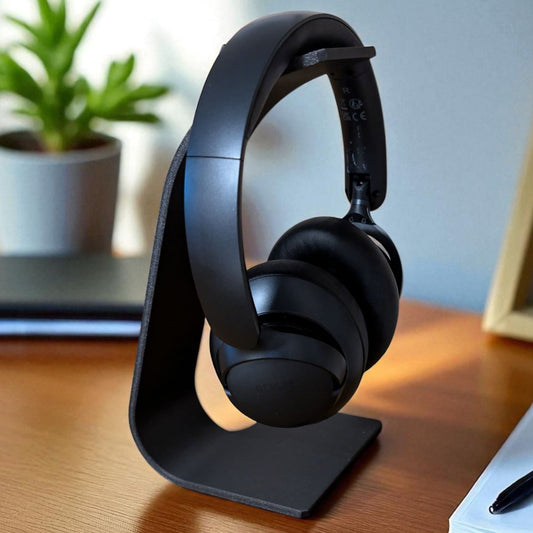 Headphone Stand Swing - Modern Cantilevered Design (For All Headphone Sizes)