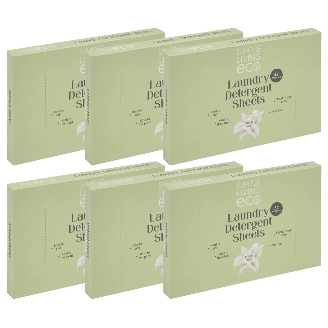 Simple Living Eco Laundry Detergent Sheets | 32 Washes | Made In UK