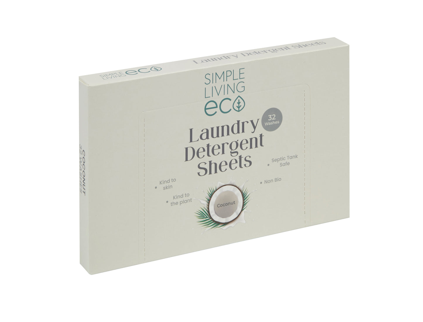 Simple Living Eco Laundry Detergent Sheets | 32 Washes | Made In UK