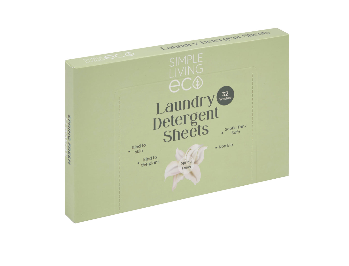 Simple Living Eco Laundry Detergent Sheets | 32 Washes | Made In UK