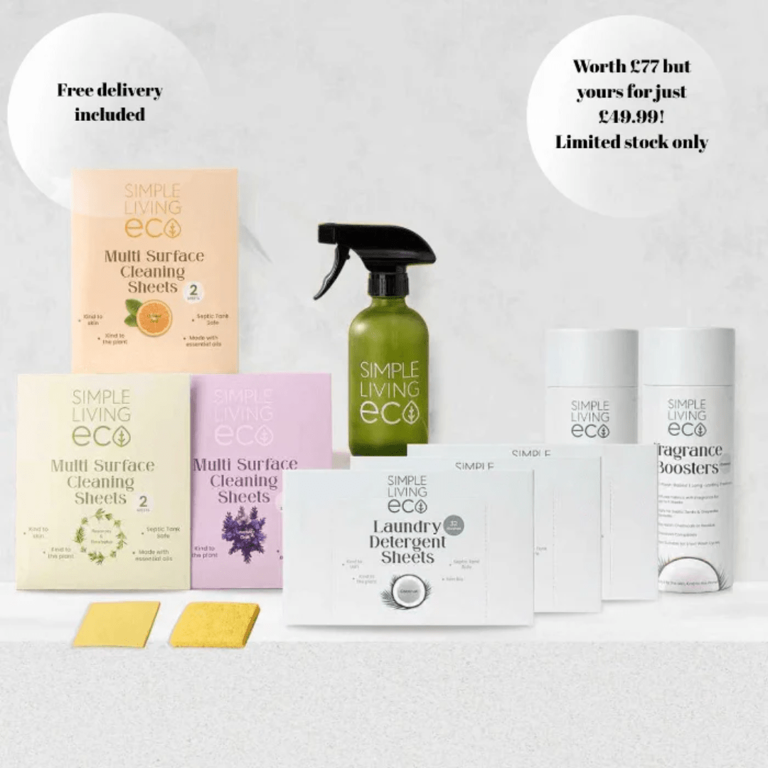 Simple Living Eco Ultimate Cleaning & Laundry Starter Kit Bundle