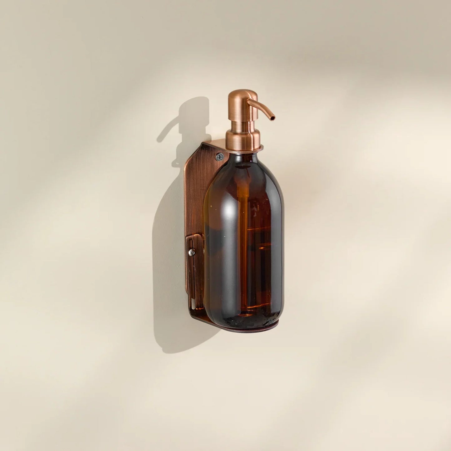 Copper Single Wall Mounted Soap Dispenser