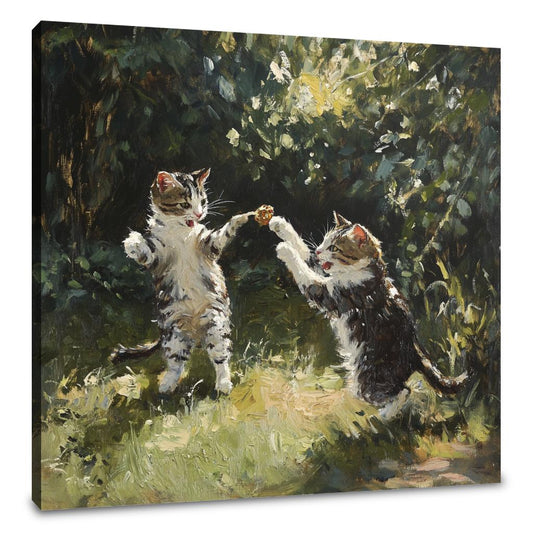 Feline Hunters Canvas