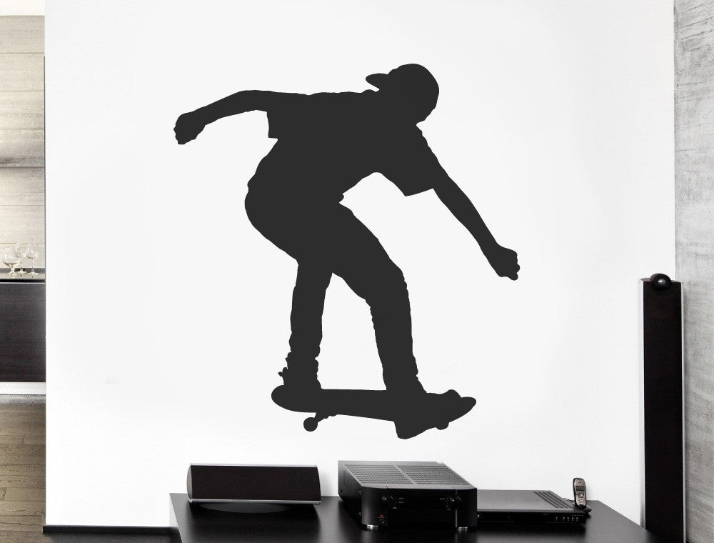 Skater Wall Sticker | Skateboard Wall Art