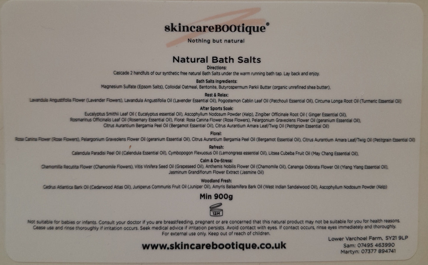 Natural Bath Salts