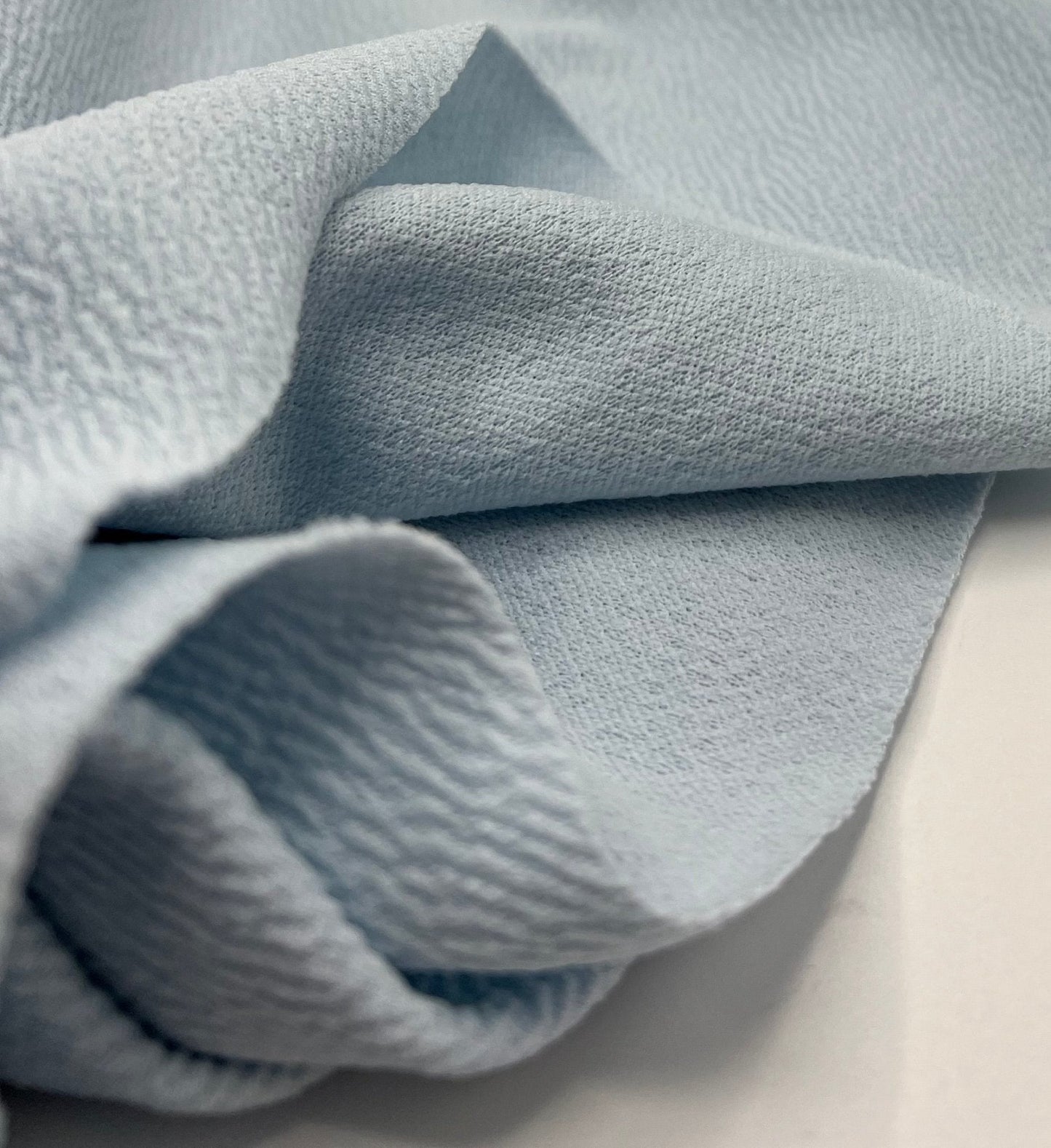 Plain Sky Blue Liverpool Bullet Stretch Fabric