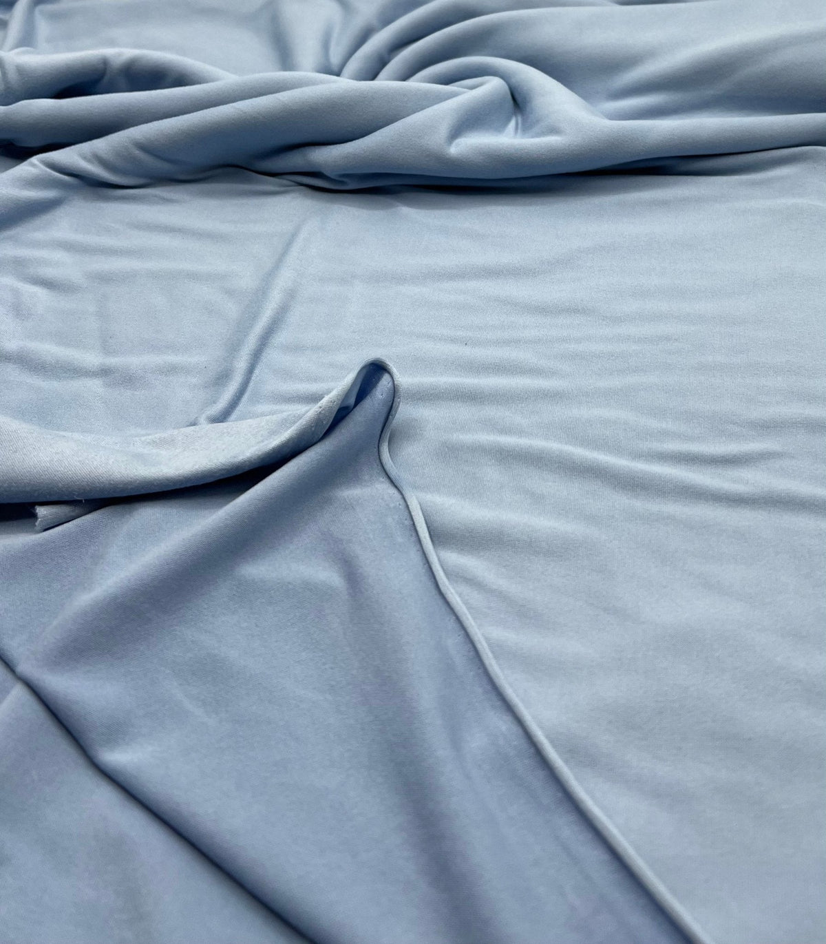 Sky Blue Plain Super Soft Bogota 4 Way Stretch Fabric